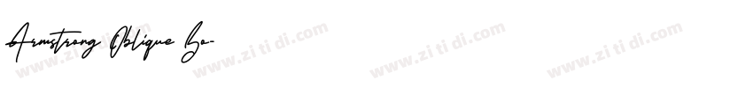 Armstrong Oblique Bo字体转换